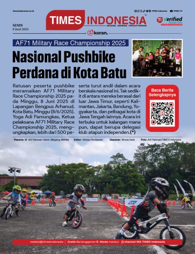 Edisi Senin, 9 Juni 2025: E-Koran, Bacaan Positif Masyarakat 5.0