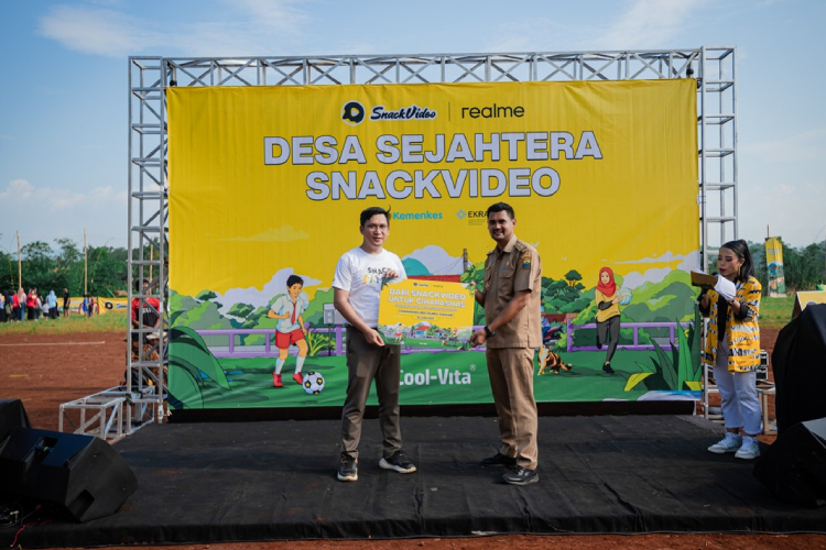 SnackVideo Lanjutkan Program “Desa Sejahtera” di Cianjur: Dorong Olahraga dan Bakat Muda Desa