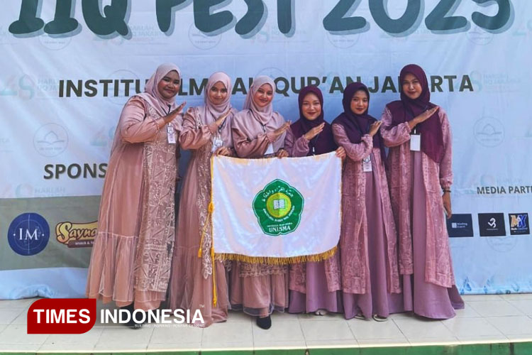 Delegasi UKM JQH Unisma Malang meraih juara 2 dan 3 Musabaqah Syarhil Qur’an dalam acara IIQ FEST 2025 Institul Ilmu Al- Qur’an (IIQ) Jakarta. (FOTO: AJP TIMES Indonesia)