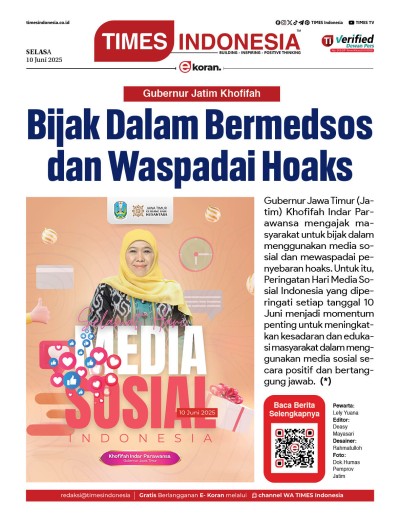 Edisi Selasa, 10 Juni 2025: E-Koran, Bacaan Positif Masyarakat 5.0