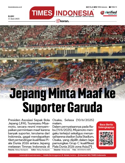 Edisi Rabu, 11 Juni 2025: E-Koran, Bacaan Positif Masyarakat 5.0