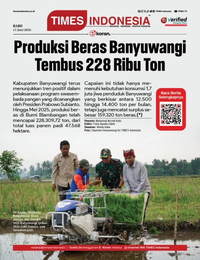 Edisi Rabu, 11 Juni 2025: E-Koran, Bacaan Positif Masyarakat 5.0