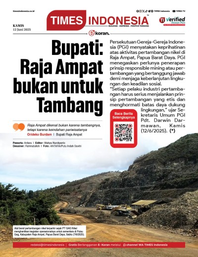 Edisi Kamis, 12 Juni 2025: E-Koran, Bacaan Positif Masyarakat 5.0