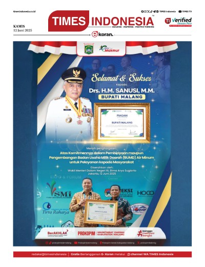 Edisi Kamis, 12 Juni 2025: E-Koran, Bacaan Positif Masyarakat 5.0