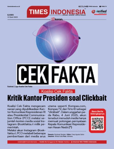 Edisi Kamis, 12 Juni 2025: E-Koran, Bacaan Positif Masyarakat 5.0