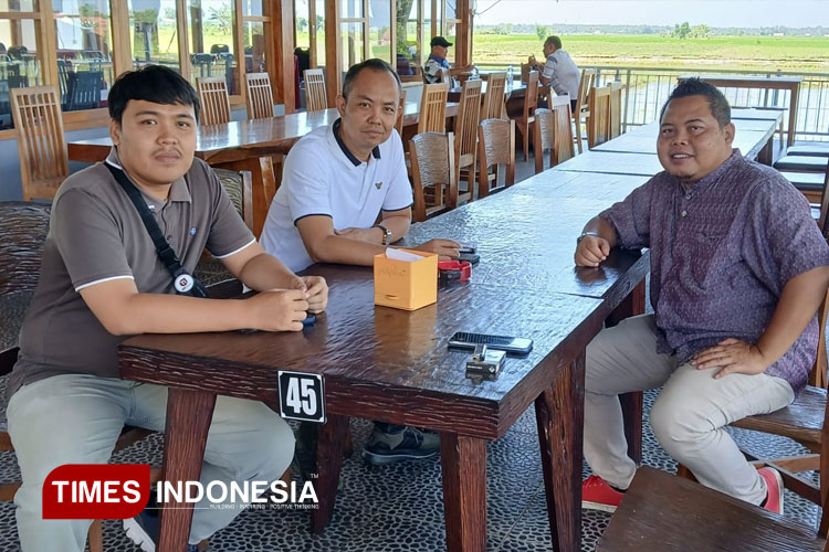 Ketua Komisi Pengaduan dan Penegakan Etika Pers Dewan Pers, Muhammad Jazuli, saat berkunjung di Banyuwangi. (Foto : Dokumentasi TIMES Indonesia)