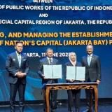 Kementerian PU dan Pemprov DKI Teken MoU untuk Proyek Giant Sea Wall di Teluk Jakarta