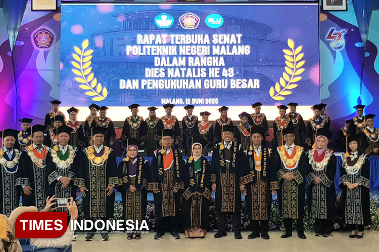 Polinema Kukuhkan 5 Guru Besar Baru dari Berbagai Bidang