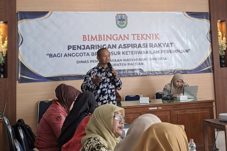 Perkuat Kapasitas, 167 Anggota BPD Keterwakilan Perempuan Pacitan Ikuti Bimtek