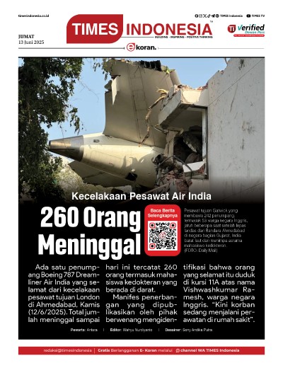 Edisi Jumat, 13 Juni 2025: E-Koran, Bacaan Positif Masyarakat 5.0