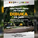 Perbaikan Tuntas, Jalur Pacet-Cangar Aman Dibuka 24 Jam