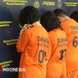 Satreskrim Polres Kediri Kota Tangkap Komplotan Pencopet Wanita Lintas Kota