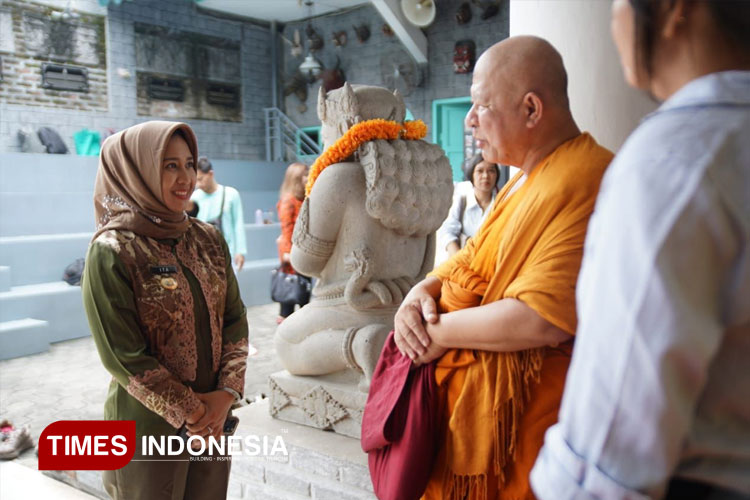 Bhante Thailand Kunjungi Kota Mojokerto, Pererat Hubungan Internasional Melalaui Wayang dan Sejarah Majapahit