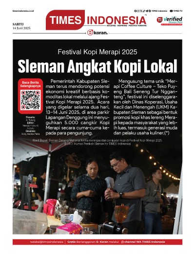 Edisi Sabtu, 14 Juni 2025: E-Koran, Bacaan Positif Masyarakat 5.0