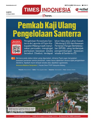 Edisi Sabtu, 14 Juni 2025: E-Koran, Bacaan Positif Masyarakat 5.0