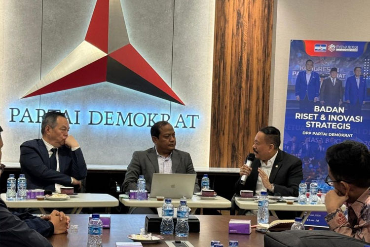 BRAINS Partai Demokrat gelar diskusi publik. (FOTO: dok. Partai Demokrat)