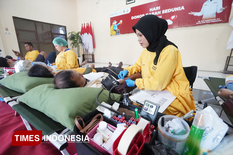 Kuatkan Semangat Kemanusiaan melalui Peringatan Hari Donor Darah Sedunia di Kota Mojokerto
