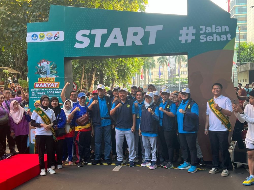 Rayakan Puncak Dies Natalis ke-61 Tahun, UNJ Gelar “Pesta Rakyat” dengan Semarak (14/06/25). (FOTO: dok. UNJ)