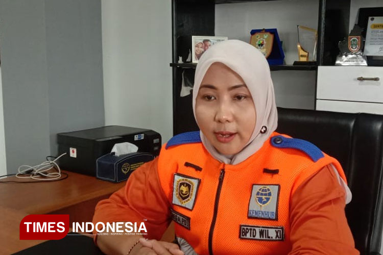 Kepala Terminal Arjosari, Mega Perwira Donowati saat ditemui awak media. (Foto: Rizky Kurniawan Pratama/TIMES Indonesia)