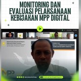 DPMPTSP Bontang Ikuti Monev Pelaksanaan Kebijakan MPP Digital