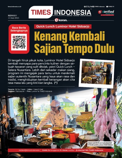 Edisi Minggu,15 Juni 2025: E-Koran, Bacaan Positif Masyarakat 5.0