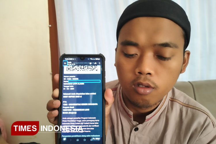 Kisah M Lutpi Alamin, Tunanetra di Tasikmalaya yang Diterima di SNBT SNPMB UNESA 2025