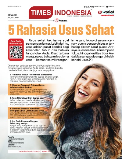 Edisi Minggu 15 Juni 2025: E-Koran, Bacaan Positif Masyarakat 5.0