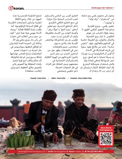 Edisi Minggu 15 Juni 2025: E-Koran, Bacaan Positif Masyarakat 5.0