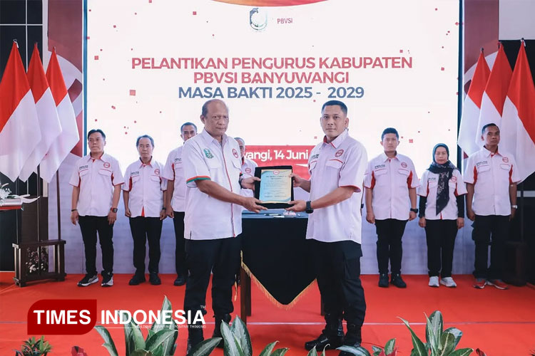 Sah! Pengurus PBVSI Banyuwangi Dilantik Langsung oleh Kapolda Jatim