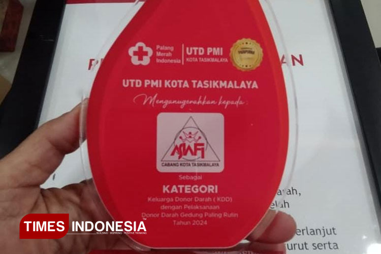 Hari Donor Darah Sedunia PMI Kota Tasikmalaya Penghargaan kepada Pendonor Sukarela: “Give Blood, Give Hope”