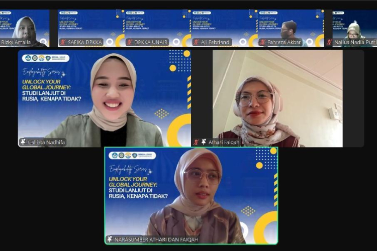 Dua Sahabat Alumni Unair Berbagi Kisah Raih Beasiswa Pendidikan di Rusia