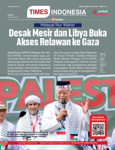 Edisi Senin, 16 Juni 2025: E-Koran, Bacaan Positif Masyarakat 5.0