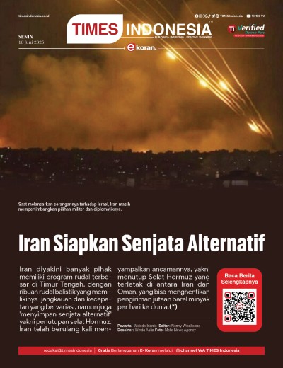 Edisi Senin, 16 Juni 2025: E-Koran, Bacaan Positif Masyarakat 5.0