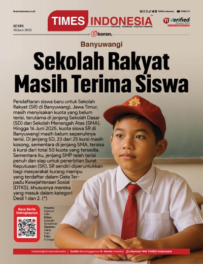 Edisi Senin, 16 Juni 2025: E-Koran, Bacaan Positif Masyarakat 5.0