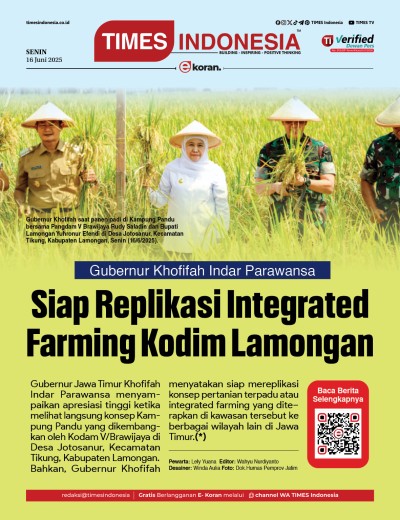 Edisi Senin, 16 Juni 2025: E-Koran, Bacaan Positif Masyarakat 5.0