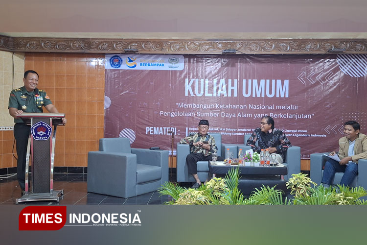 Mayjen Farid Makruf Tekankan Ketahanan Nasional Lewat SDA Berkelanjutan