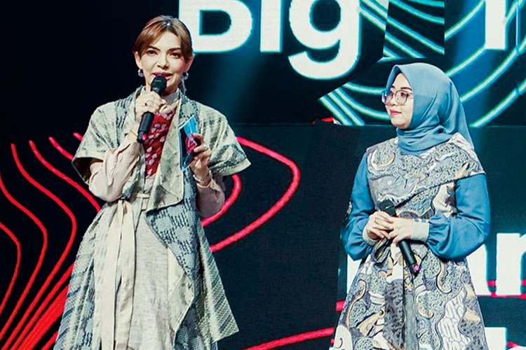 Firda Khaerunnisa, owner Sajodo Snack and Food saat bersama Najwa Shihab (Foto: Istimewa)