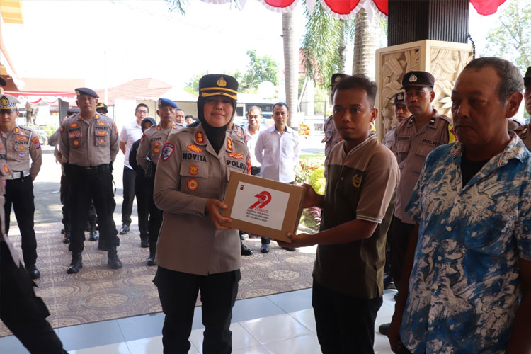Sambut Hari Bhayangkara ke 79, Polres Bantul Salurkan 200 Paket Sembako