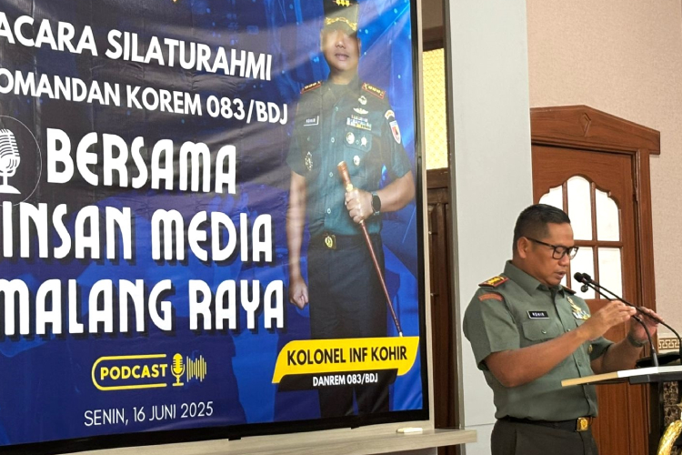 Danrem 083 Baladhika Jaya Ajak Media se-Malang Raya Perkuat Sinergi TNI