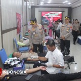 Polres Bondowoso Gelar Donor Darah Sambut HUT Bhayangkara ke-79