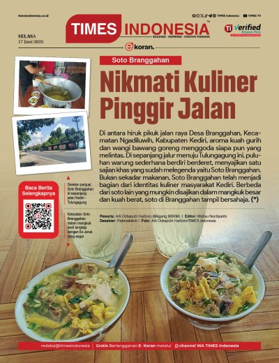 Edisi Selasa,17 Juni 2025: E-Koran, Bacaan Positif Masyarakat 5.0