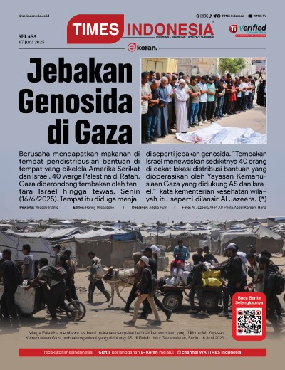 Edisi Selasa,17 Juni 2025: E-Koran, Bacaan Positif Masyarakat 5.0