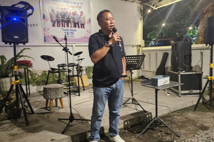 Dewan Pendiri Lembaga Kajian Sosial Politik Mi6 sekaligus Ketua Panitia Diskusi Publik, Hendra Kusumah.(FOTO: Humas Mi6)