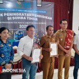 PT National Assembler dan MSM Serahkan Bantuan Truck Praktik Kepada SMKN 2 Waingapu di Sumba Timur
