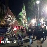 HUT ke-98 Persebaya, Ribuan Bonek Konvoi Susur Kota Surabaya
