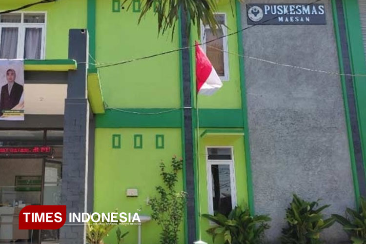 Puskesmas Maesan salah satu Puskesmas di Kabupaten Bondowoso yang sudah resmi berstatus BLUD (FOTO: Moh Bahri/TIMES Indonesia)