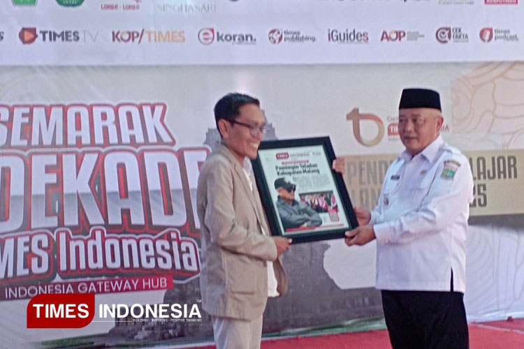 Apresiasi Semarak 1 Dekade TIMES Indonesia, Bupati Sanusi Pesankan Hal Ini