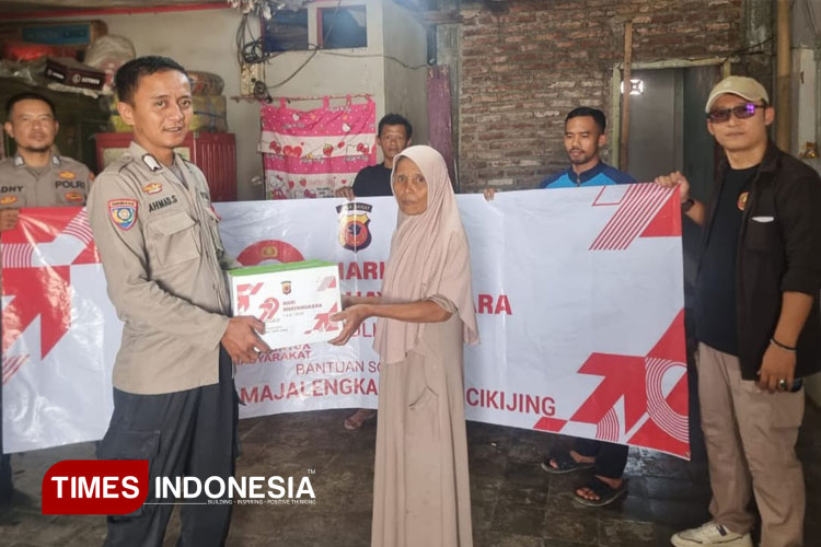 Di Ujung Sunyi Majalengka, Uluran Tangan Polri Menyeka Air Mata Rakyat