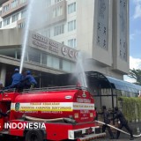 Damkarmat Banyuwangi Acungi Jempol Sistem Mitigasi Kebakaran Aston Hotel
