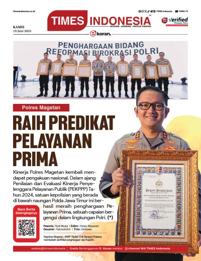 Edisi Kamis,19 Juni 2025: E-Koran, Bacaan Positif Masyarakat 5.0
